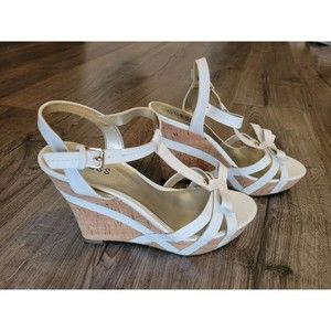 Guess by Marciano WG Valene Wedge Heel White 9M III Shoes